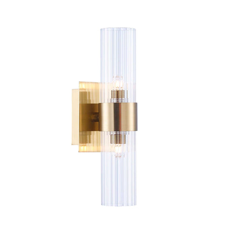 Provincial Collection Wall Sconce - Brass Finish - H:25cm