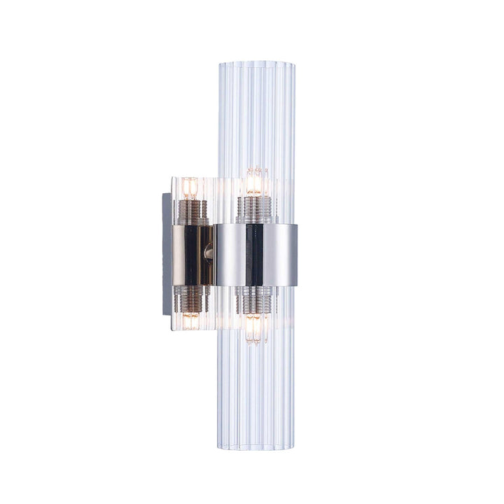 Provincial Collection Wall Sconce - Polished Nickel - H:25cm