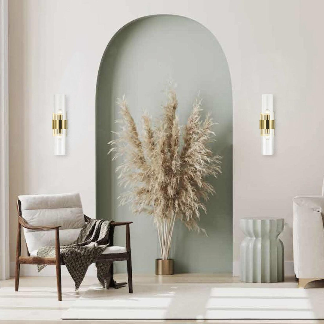 Provincial Collection Wall Sconce - Brass Finish - H:42cm