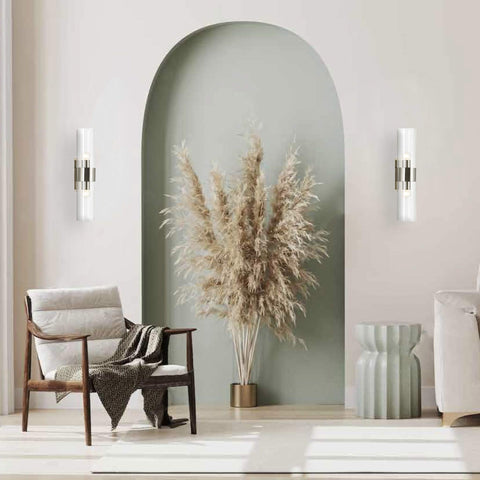 Provincial Collection Wall Sconce - Polished Nickel - H:42cm