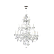 Bohemian Brilliance 24 Arm Crystal Chandelier- CHROME