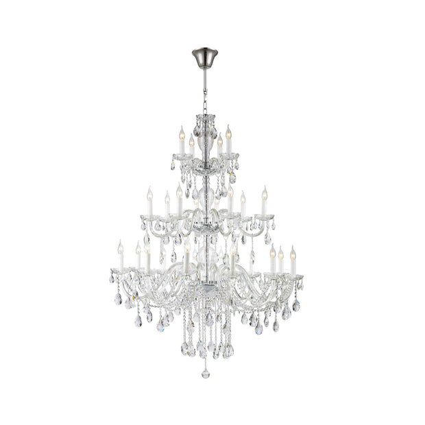 Bohemian Brilliance 24 Arm Crystal Chandelier- CHROME