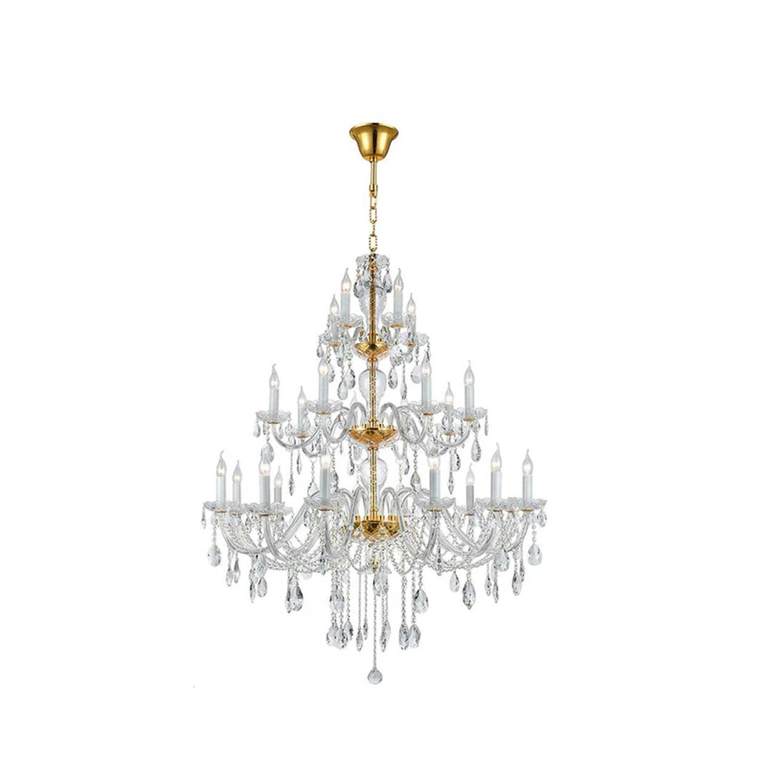 Bohemian Brilliance 24 Arm Crystal Chandelier- GOLD - Designer Chandelier Australia