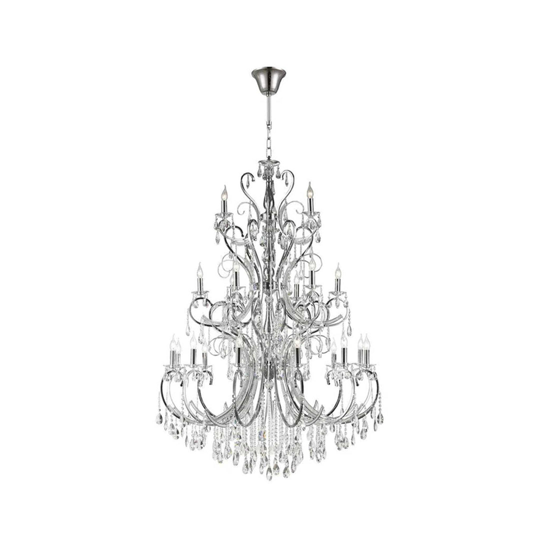 Designer Princess 21 Arm Chandelier - Clear - W:120 H:170cm - Designer Chandelier Australia
