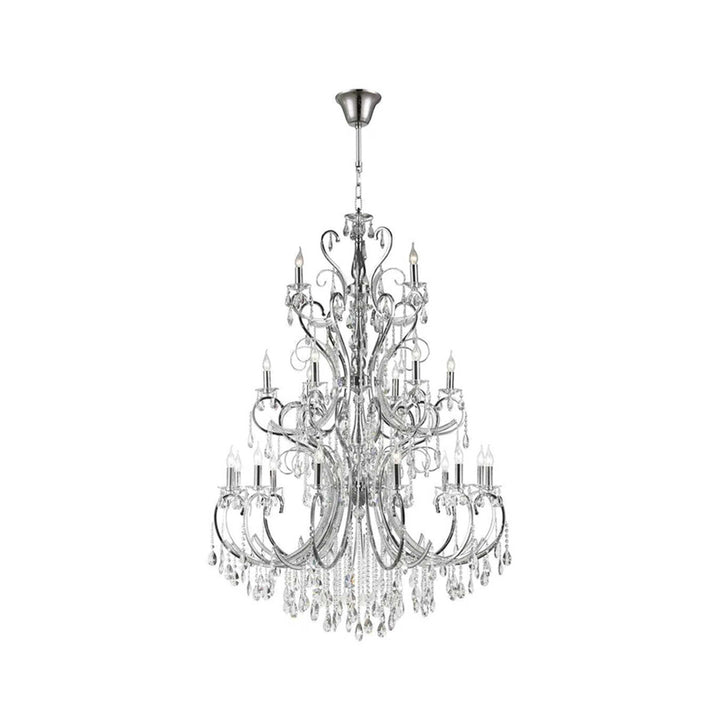 Designer Princess 21 Arm Chandelier - Clear - W:120 H:170cm - Designer Chandelier Australia