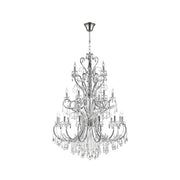 Designer Princess 21 Arm Chandelier - Clear - W:120 H:170cm