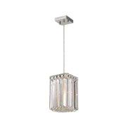 Modular Single Light Pendant - Square - Chrome Fixtures