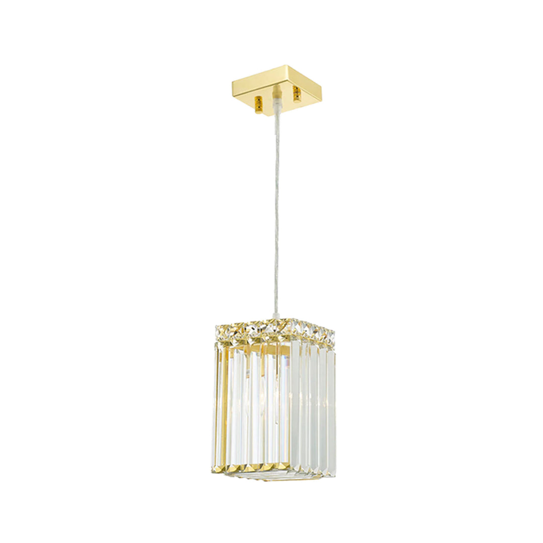 Modular Single Light Pendant - Square - Gold Fixtures - Designer Chandelier Australia