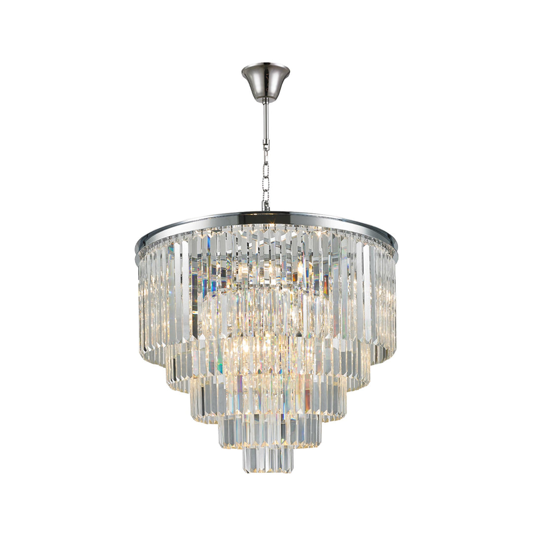 Odeon (Oasis) Chandelier- 5 Layer - Clear Finish - W:70cm - Designer Chandelier Australia