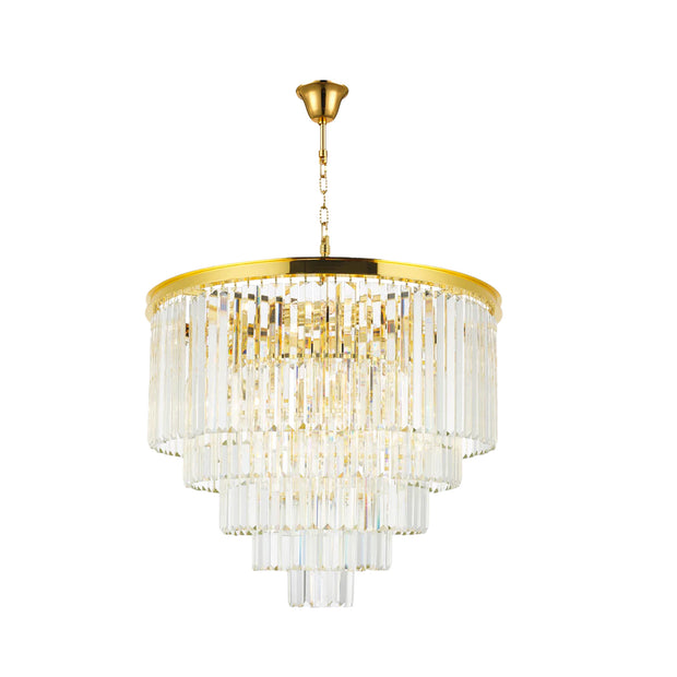 Odeon (Oasis) Chandelier- 5 Layer - Gold Finish - W:70cm