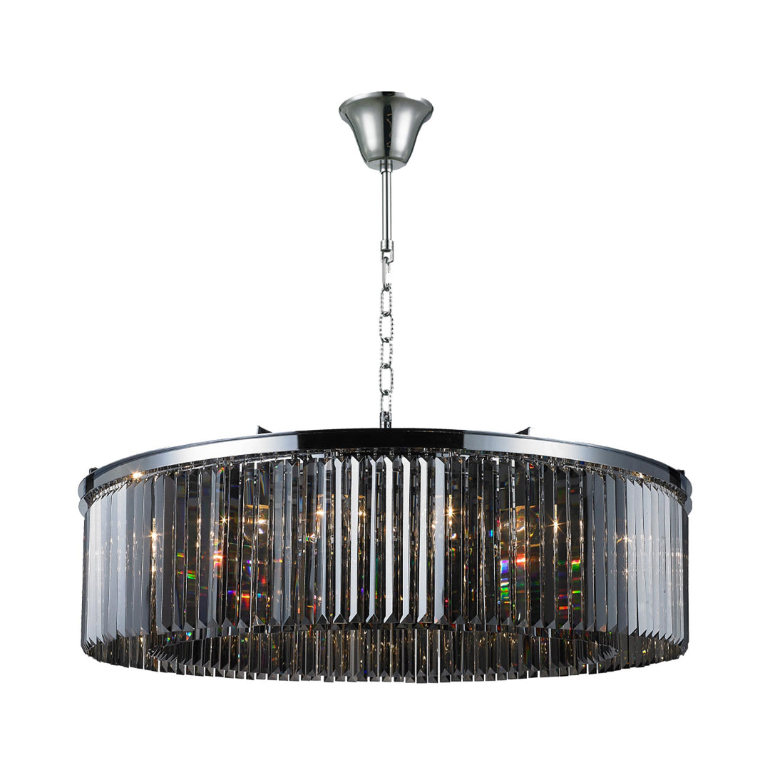 Odeon (Oasis) Open Ring Chandelier - Smoke Finish - W:110cm - Designer Chandelier Australia