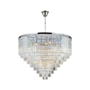 Odeon (Oasis) Chandelier- Large 9 Layer - Clear  Finish - W:130cm