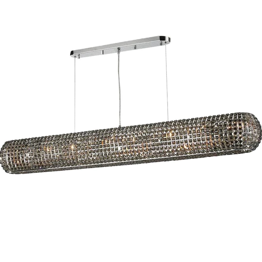 Infinity Bar Light - Smoke Crystal - W:150 H:18cm - Designer Chandelier Australia