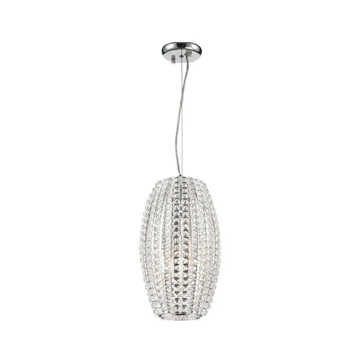 Infinity Pendant Lamp - Clear Crystal - W:20 H:38cm - Designer Chandelier Australia