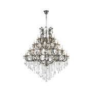 Maria Theresa Crystal Chandelier Grande 48 Light - SMOKE