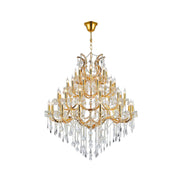 Maria Theresa Crystal Chandelier Grande 48 Light- GOLD