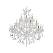 Maria Theresa Crystal Chandelier Grande 28 Light - CHROME