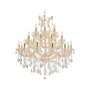 Maria Theresa Crystal Chandelier Grande 28 Light - GOLD