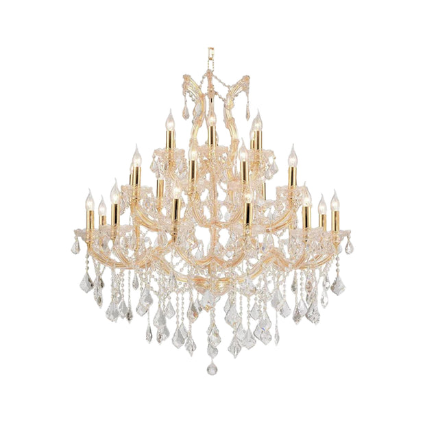 Maria Theresa Crystal Chandelier Grande 28 Light - GOLD