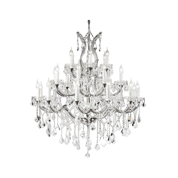 Maria Theresa Crystal Chandelier Grande 28 Light - RUSTIC