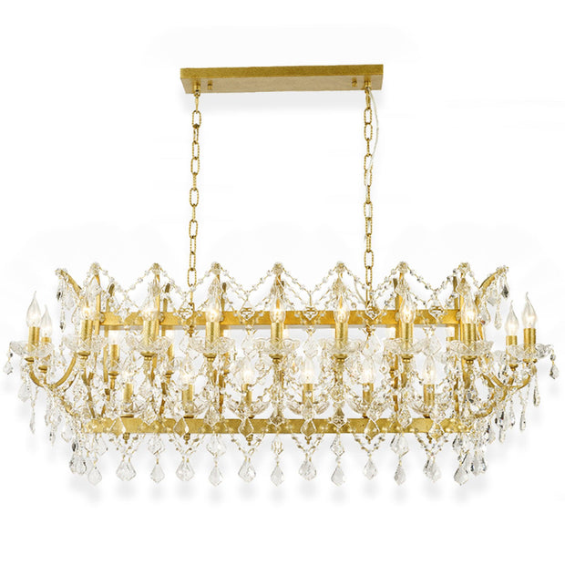 Maria Theresa Bar Light - ANTIQUE GOLD - 120cm