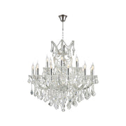 Maria Theresa Crystal Chandelier Grande 19 Light - CHROME