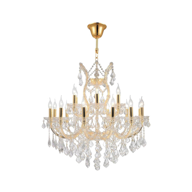 Maria Theresa Crystal Chandelier Grande 19 Light - GOLD