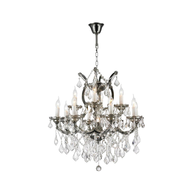 Maria Theresa Crystal Chandelier Grande 13 Light - SMOKE