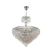 Waterfall Chandelier - Width:60cm Height:76cm - Chrome