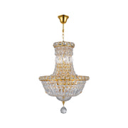 Empress Crystal Basket Chandelier - GOLD - 5 Light