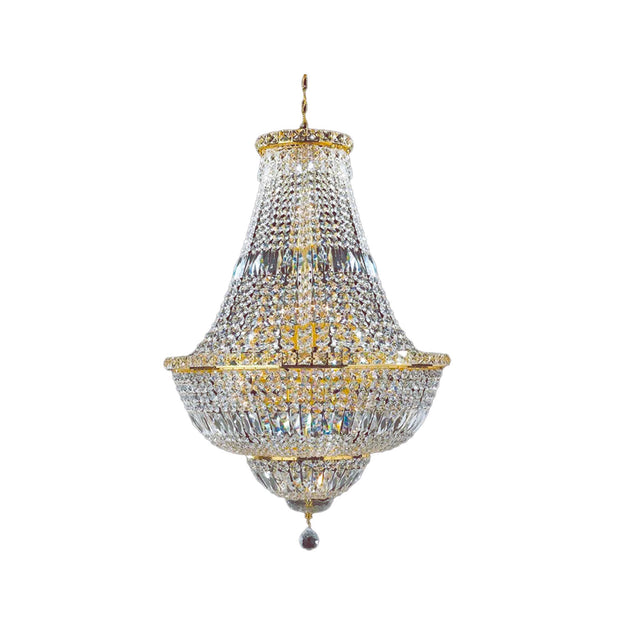 Empress Crystal Basket Chandelier - GOLD - 15 Light