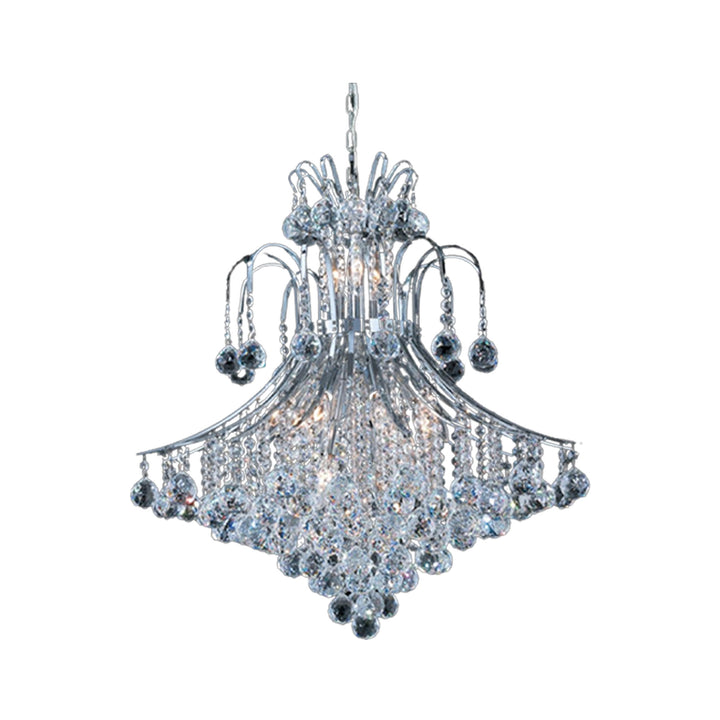 Cascade Chandelier - Width:64cm Height:72cm - Chrome - Designer Chandelier Australia
