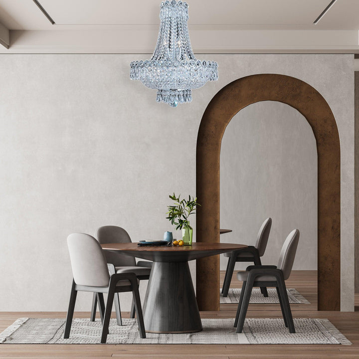 Empire Basket Chandelier - CHROME - 8 Light - Designer Chandelier Australia