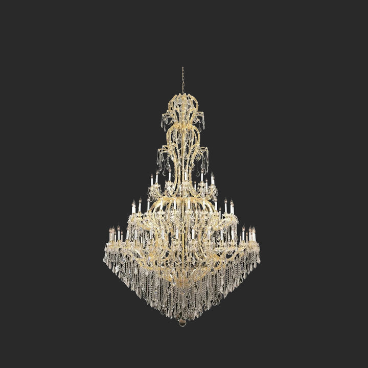 Maria Theresa Crystal Chandelier Royal 72 Light - GOLD