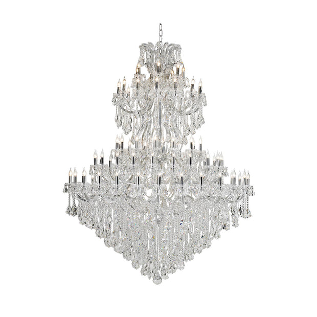 Maria Theresa Crystal Chandelier Grande 84 Light- CHROME