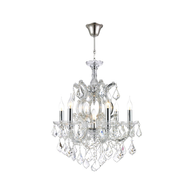 Maria Theresa Crystal Chandelier Grande 7 Light - CHROME