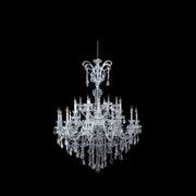 Bohemian Prague 18 Light Crystal Chandelier - CHROME
