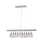 Trinity Modern Crystal Bar Light - W:90cm