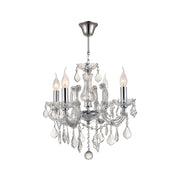 Maria Theresa 4 Light Crystal Chandelier - CHROME