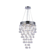 Round Cluster LED Crystal Chandelier - Width:40cm Height:60cm