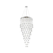 Round Cluster LED Crystal Chandelier -SMOKE - Width:70cm Height:150cm