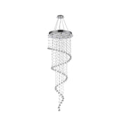Contemporary Spiral LED Chandelier - W:60cm H:180cm
