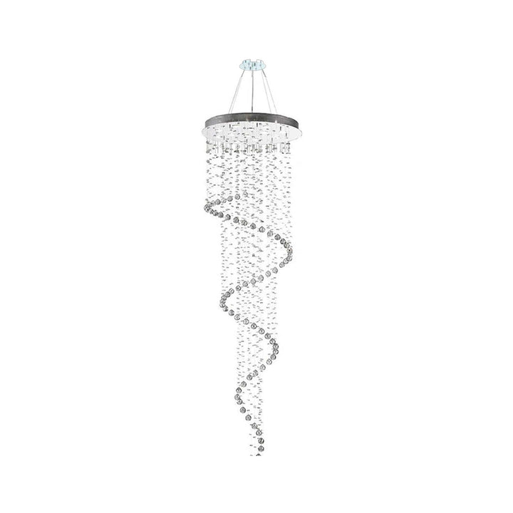 Contemporary Spiral LED Chandelier - SMOKE - W:70cm H:240cm - Designer Chandelier Australia