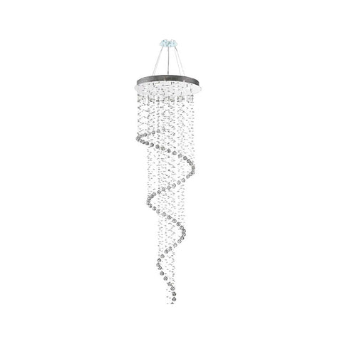 Spiral led best sale chandelier