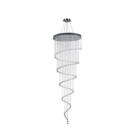 Contemporary Spiral LED Chandelier - W:100cm H:300cm
