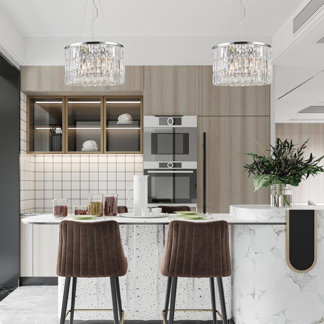 Modena Crystal Pendant - Round W:40 - Designer Chandelier Australia