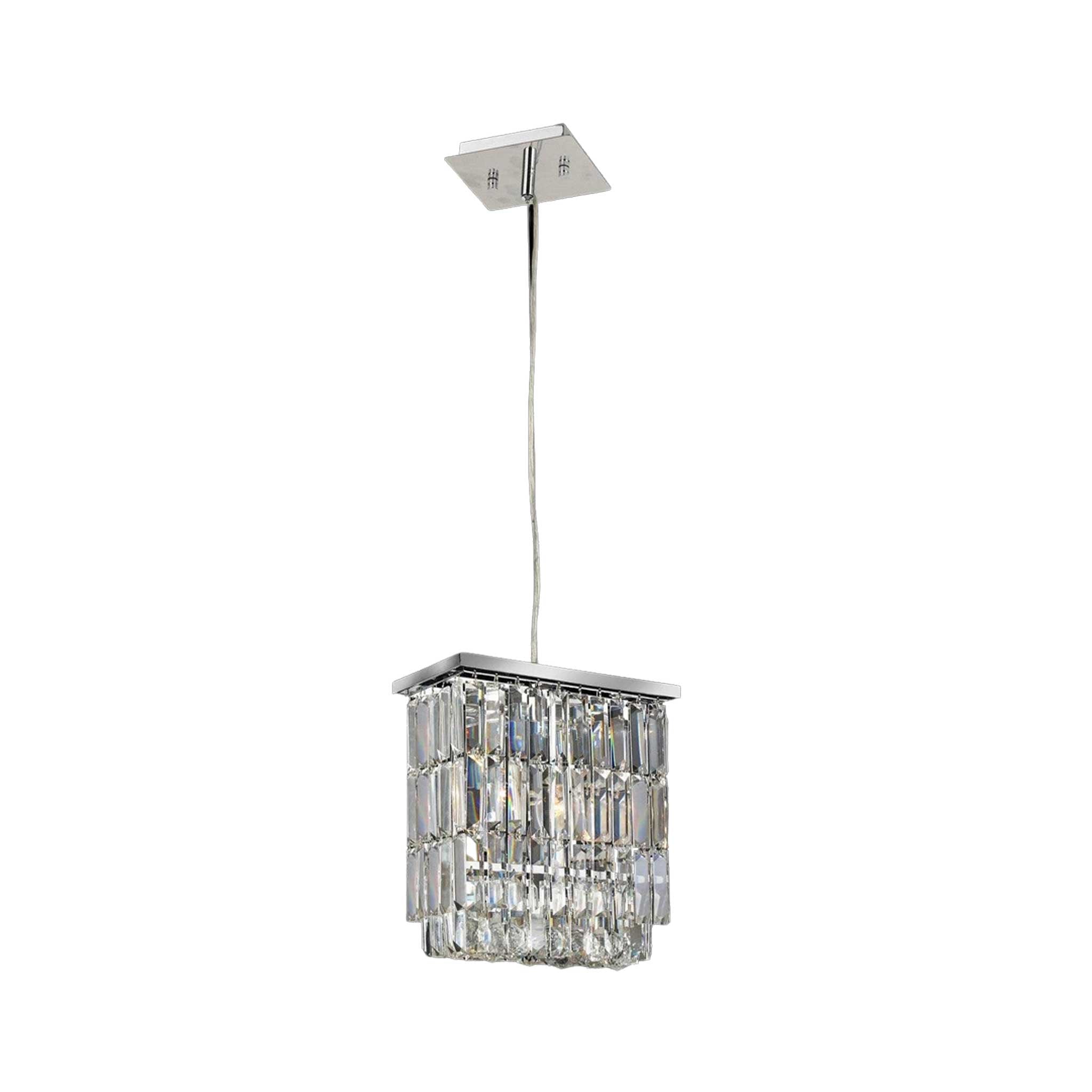 Modena Crystal Pendant - Rectangle Multi Tier W: 25cm – Designer ...