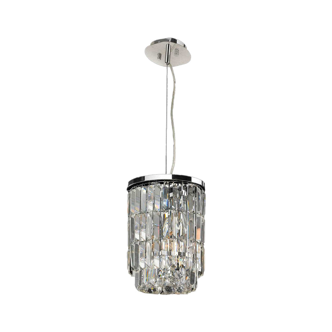Modena Crystal Pendant - Small Oval Multi Tier W: 25cm - Designer Chandelier Australia