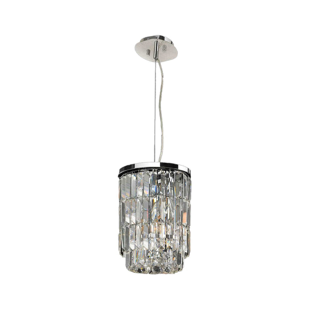 Modena Crystal Pendant - Small Oval Multi Tier W: 25cm