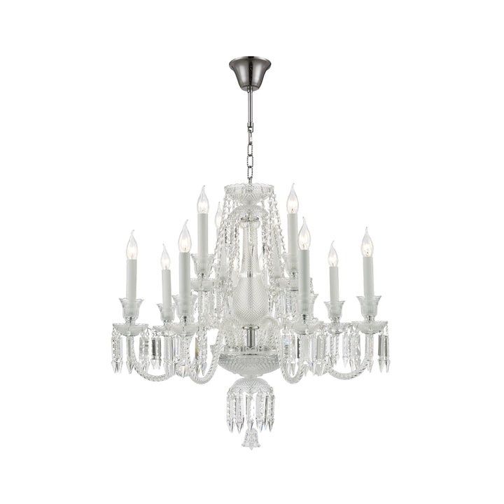 Buckingham Chandelier - 12 ARM - Chrome